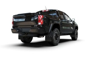 Chevrolet Colorado Mud Flap Kit - Rally Armor - UR Series - Black with Metallic Black Logo - `23-`25